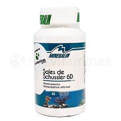 Sales de Schussler 6D Mineralin 60 Cápsulas