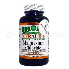 Magnesium Chloride 230 mg Xtralife 100 Tabletas  