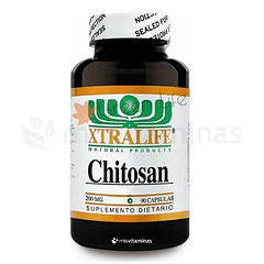 Chitosan 200 mg 90 Cápsulas Xtralife 