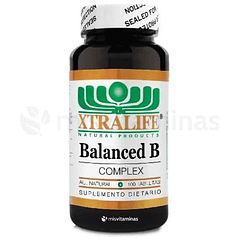 Balanced B Complex 100 Tabletas Xtralife