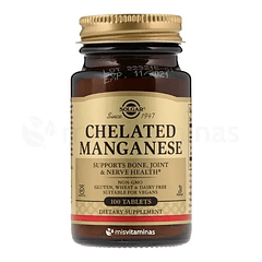 Chelated Manganese Solgar 