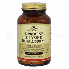 L proline L Lysine 500mg / 500 mg Solgar