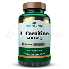 L-Carnitine 500 mg 60 Cápsulas Medical Green