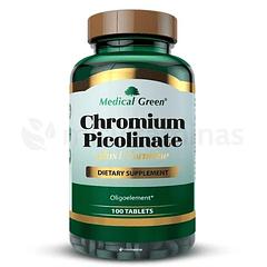 Chromium Picolinate Medical Green 100 Tabletas