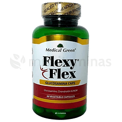 Flexy Flex Glucosamina Medical Green 60 Cápsulas