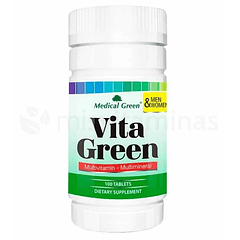 Vita Green Multivitamínico y Multimineral Medical Green  100 Tabletas