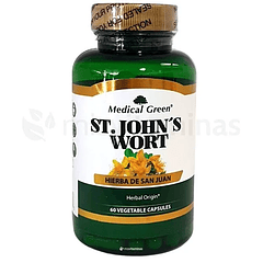 St. John's Wort Hierba de San Juan 60 Cápsulas Medical Green