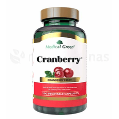 Cranberry Fruit 100 Cápsulas Medical Green 