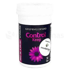 Control Fit Keep Raiz de Konjac Spirulina 90 Cápsulas