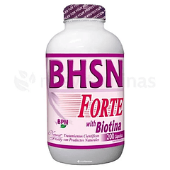 BHSN Forte con Biotina 200 Cápsulas Natural Freshly