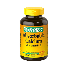 Absorbable Calcium with Vitamin D Good'N Natural 100 Softgels 