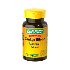 Ginkgo Biloba 60 mg 60 Tabletas 