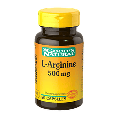 L Arginine 500 mg Good'N Natural 50 Cápsulas