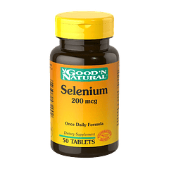 Selenium 200 mcg Good'N Natural 50 Tabletas
