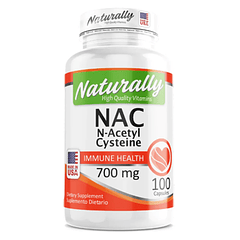 NAC N acetyl Cysteine 700 mg 100 Cápsulas