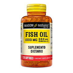 Fish Oil Omega 3 1000 mg Mason Natural