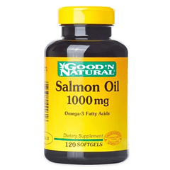 Salmon Oil 1000 mg Omega 3 120 Softgels Good'N Natural