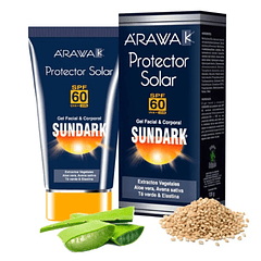 Protector Solar spf 60 120 gramos Sundark