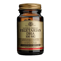 Natural Omega 3 Vegetarian DHA 100 mg 30 softgels Solgar