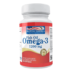 Omega 3 1200 mg 200 Softgels Healthy America 
