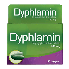 Dyphlamin Harpagofito 480 mg Healthy America 30 Softgels