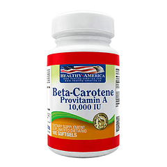 Beta-Carotene 25,000IU 100 softgels Healthy America