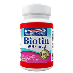 Biotina 900 mcg 100 tab Healthy America