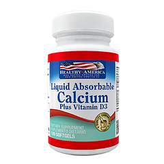 Calcium Liquid Absorbable & Vitamina D3 100 softgels