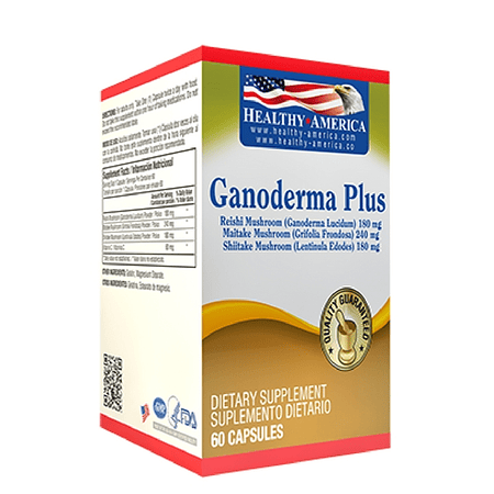 Ganoderma Plus 60 Capsulas Healthy America