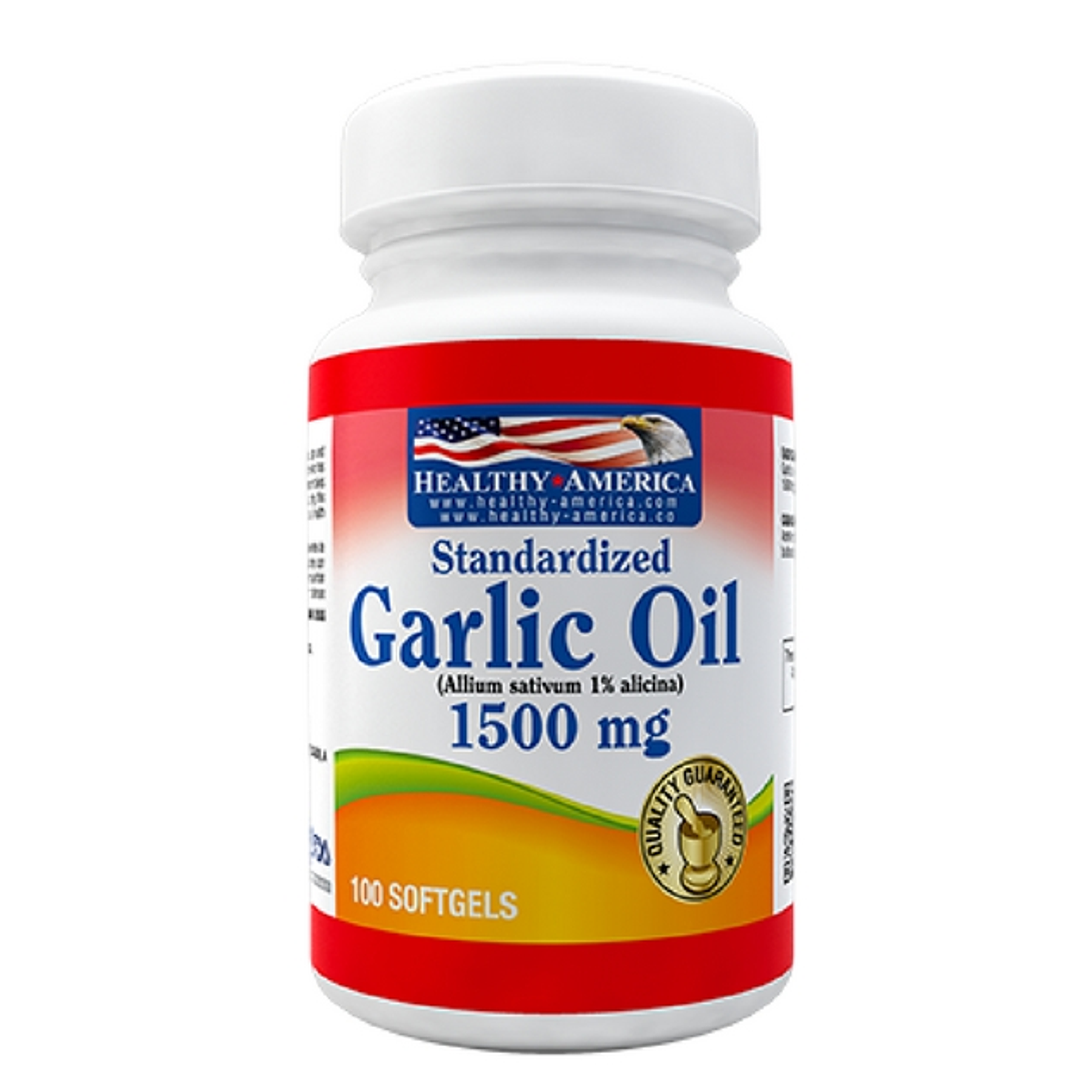 Garlic Oil 1500mg 100softgels Healthy America