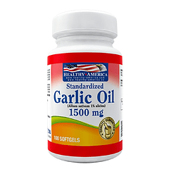 Garlic Oil 1500 mg 100 softgels Healthy America
