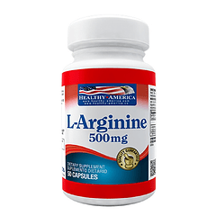 L-Arginine 500 mg 50 capsulas Healthy America