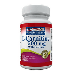 L-Carnitina 500 mg 60 caplets Healthy America