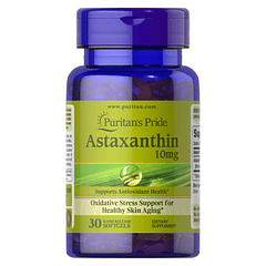 Natural Astaxanthin 10 mg 30 Softgels Puritan's Pride