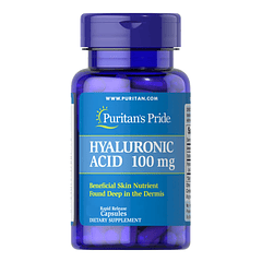 Hyaluronic Acid 100 mg 60 Cápsulas Puritan's Pride