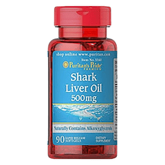Shark Liver Oil 500 mg 90 Softgels Puritan's Pride