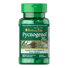 Pycnogenol 30 mg 30 Cápsulas Puritan's Pride