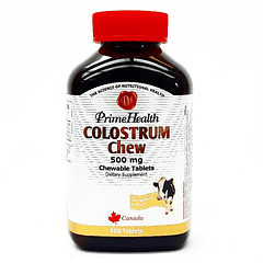 Colostrum Chew 500 mg 100 Tabletas Masticables