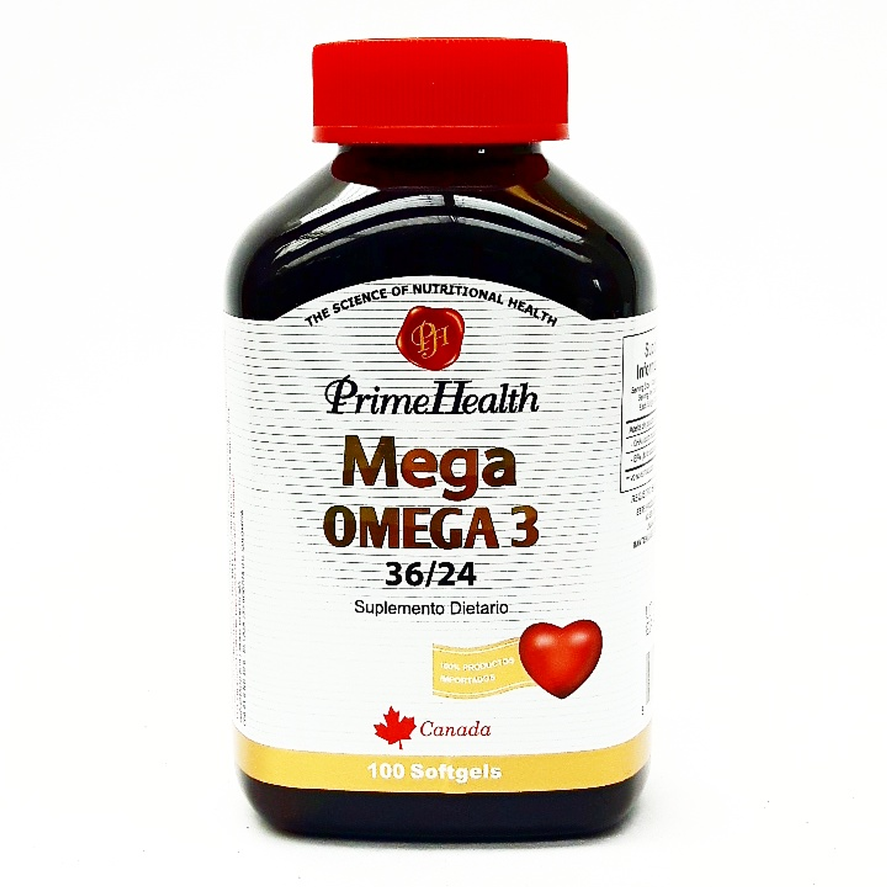 Mega Omega 3 36/24 100 Softgels Prime Health