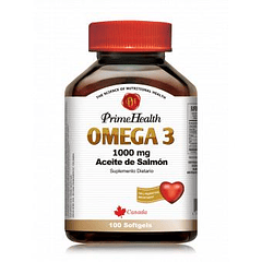 Omega 3 1000 mg Aceite de Salmón 100 softgels Prime Health
