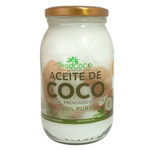 Aceite de coco puro 100% - 500ml