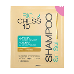 Shampoo Extractos Embrionarios Sachet 30 ml Bio Cress 10