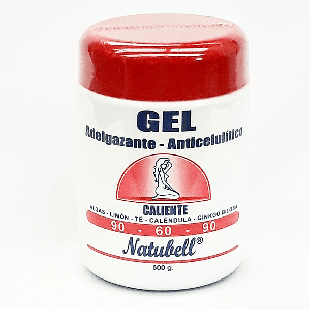 Gel Caliente Adelgazante y Anticelulítico 500 g Natubell 1