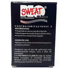 No sweat Antitranspirante Clásico 30 ml Uso Noche