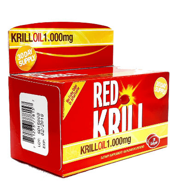 Red Krill 0il 1000 mg 30 Softgels Healthy America 1