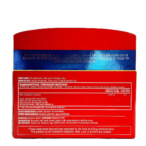 Red Krill 0il 1000 mg 30 Softgels Healthy America 3