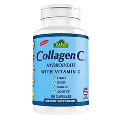 Collagen C Hidrolizado con Vitamina C 100 Cáps Alfa Vitamins
