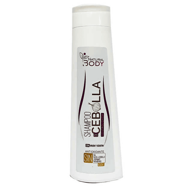 Shampoo de Cebolla Natural Body 400 ml 1