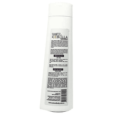 Shampoo de Cebolla Natural Body 400 ml