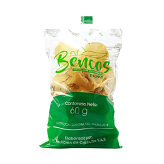 Papas Pasabocas Fritos 60 g Bencos